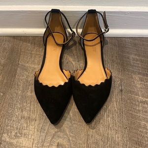 Black Jcrew flats